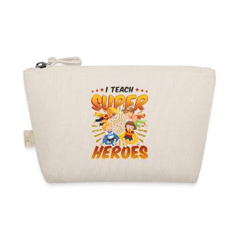 I teach superheroes - Organic Pouch - nature - Front