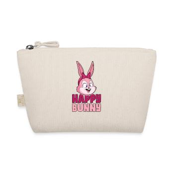 Lustiger Osterhase - Mädchen Girl Rosa - Bio-Täschchen - Natur - Vorne