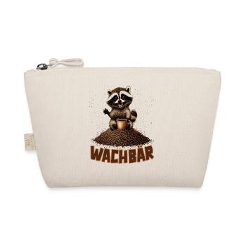 Wachbär Waschbär Motiv Köstüm Bild Mode Rave - Bio-Täschchen - Natur - Vorne