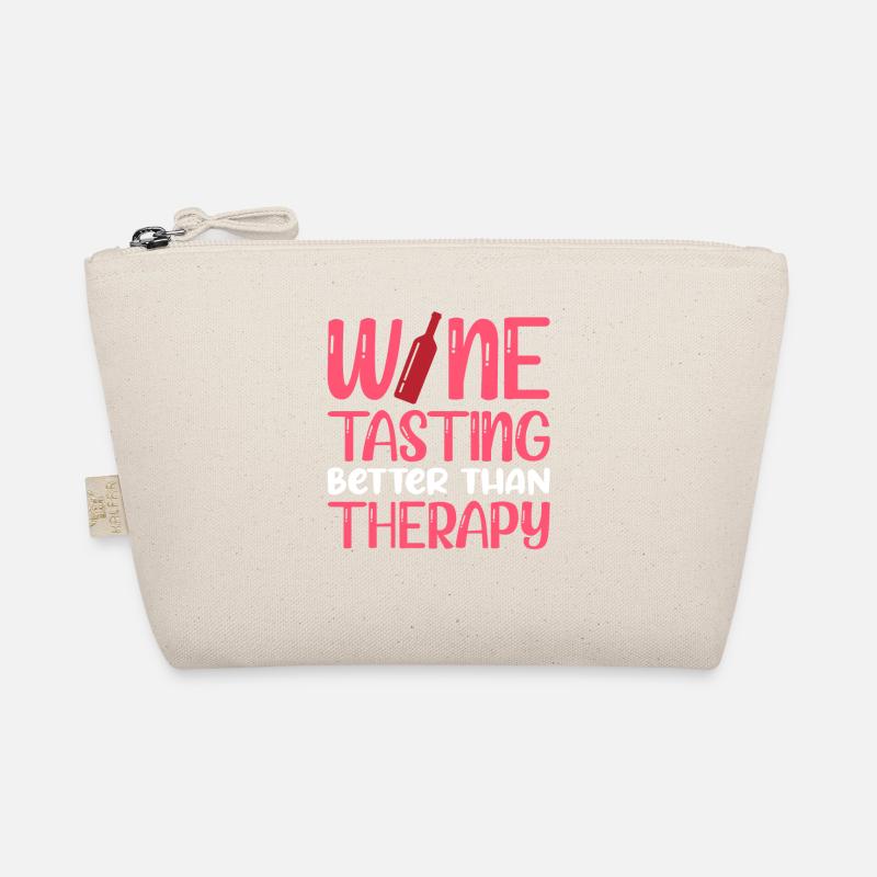 Wine Tasting Better Than Therapy Organic Pouch