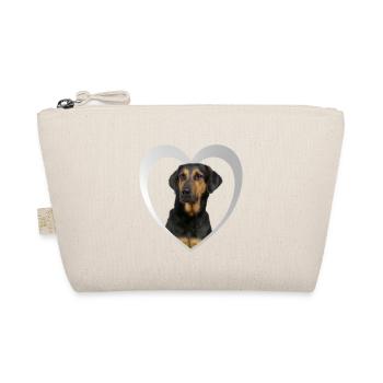 Beauceron Heart - I Love Beauceron - Organic Pouch - nature - Front