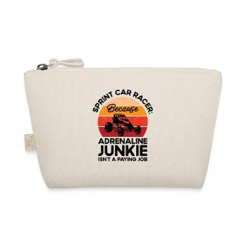 Sprint Car Dirt Track Racing - Organic Pouch - nature - Front