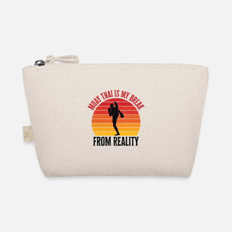 Muay Thai Coach Kickboxing Instructor Martial Arts Organic Pouch
