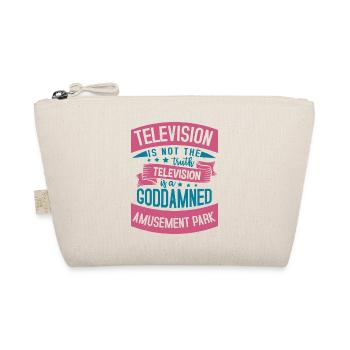 LA TÉLÉVISION N’EST PAS LA VÉRITÉ LA TÉLÉVISION MAUDITE - Trousse biologique - nature - Devant