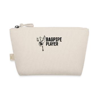 Bagpipe Player Bagpipe Musician Bagpiper - Organic Pouch - nature - Front