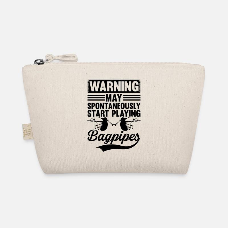 Warning May Spontaneously Start Playing Bagpipes Bio-Täschchen