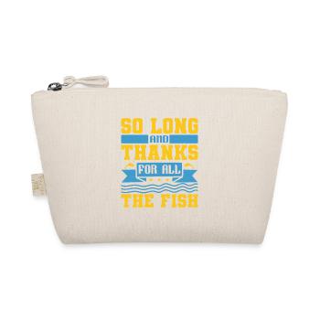 SO LONG UND DANKE FÜR ALL DIE FISCHE - Bio-Täschchen - Natur - Vorne