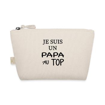 Je suis un papa au top - Trousse biologique - nature - Devant