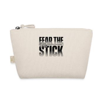 Fear The Stick Intercrosse Lax Spieler Polocrosse - Bio-Täschchen - Natur - Vorne