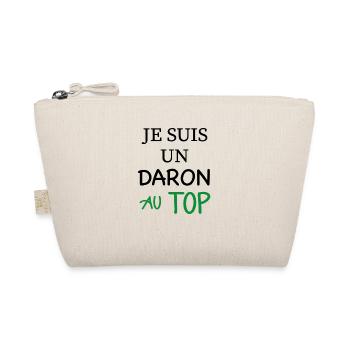 Je suis un daron au top - Trousse biologique - nature - Devant