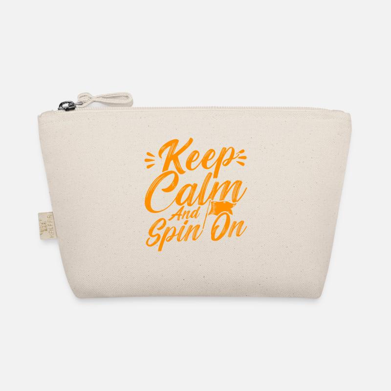 Stay calm and keep turning Flag guard Geschen Organic Pouch