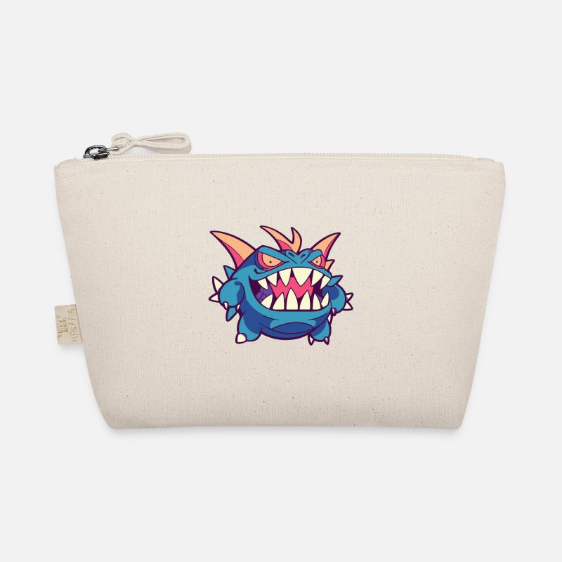 Monster Crash - Cool Blue Monster Organic Pouch