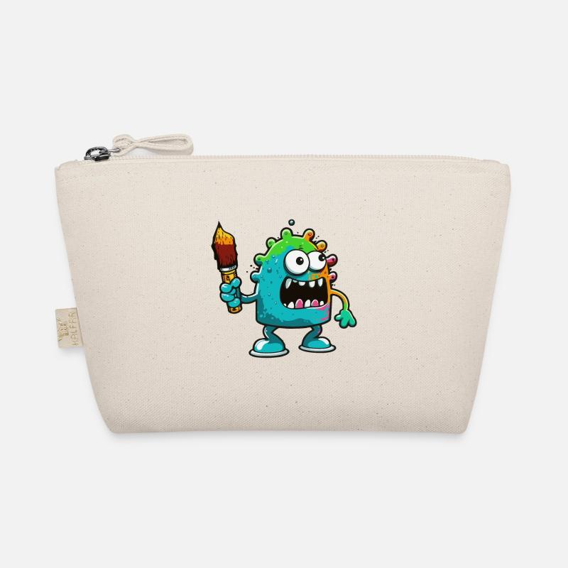 Monster Crash - Cool Blue Monster Organic Pouch