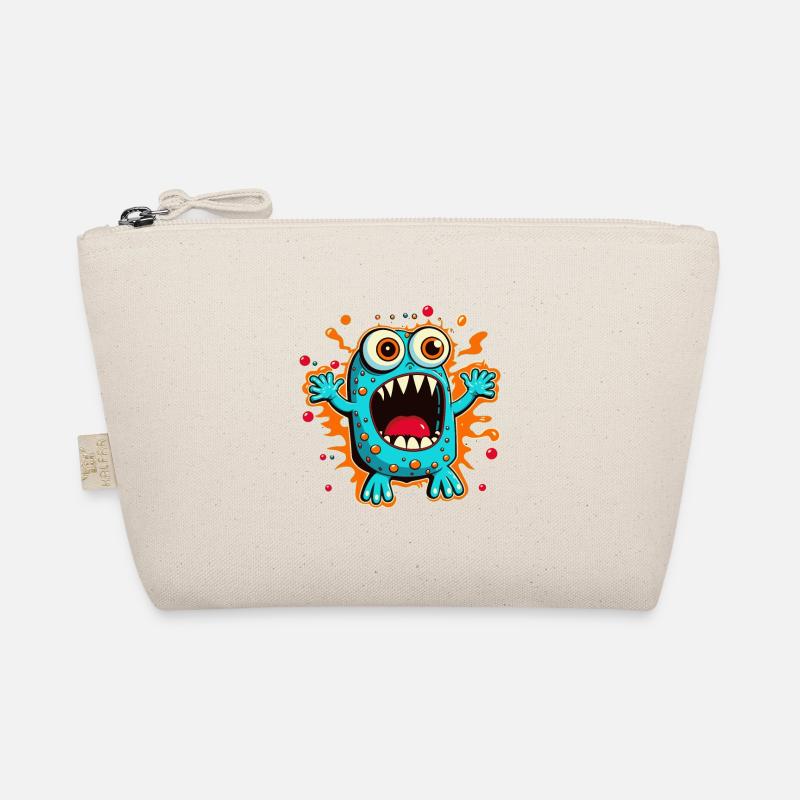 Monster Crash - Cool Blue Monster Organic Pouch