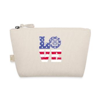 4 juillet Love Sunflower Patriotic America - Trousse biologique - nature - Devant