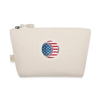 Baseball Drapeau américain 4 juillet Patriotic - Trousse biologique - nature - Devant