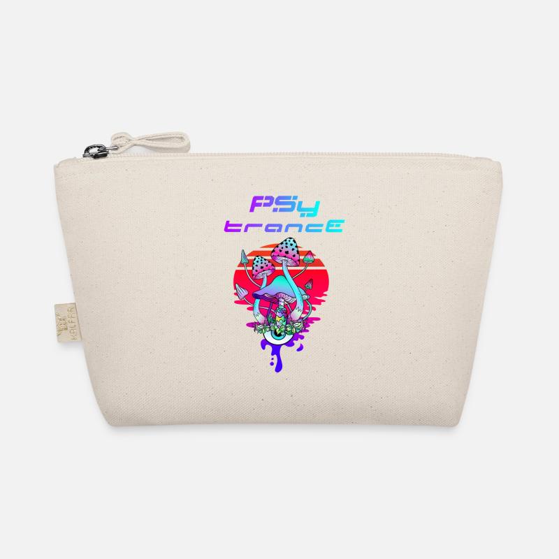 Psytrance Psychedelic Pilz Sunset Bio-Täschchen