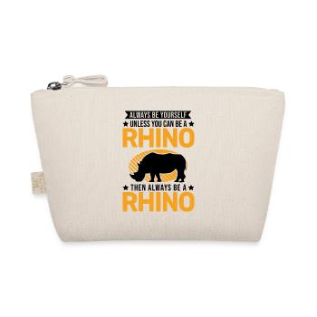 Rhinoceros Rhino Rhinoceros - Organic Pouch - nature - Front