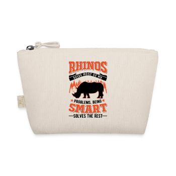 Rhinocéros Cadeau Rhino Rhinocéros - Trousse biologique - nature - Devant