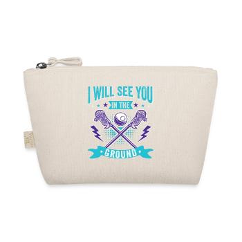 Lacrosse LAX Club Team Players Coaches Fans Coach - Organic Pouch - nature - Front