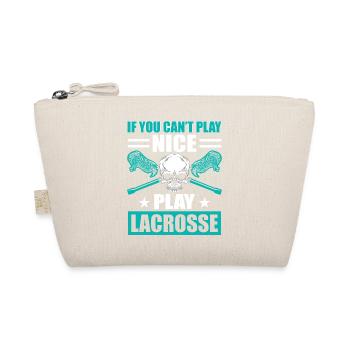 Lacrosse LAX Club Team Players Coaches Fans Coach - Organic Pouch - nature - Front
