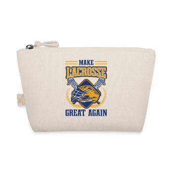 Lacrosse LAX Club Team Players Coaches Fans Coach - Organic Pouch - nature - Front
