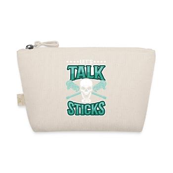 Lacrosse LAX Club Team Players Coaches Fans Coach - Organic Pouch - nature - Front