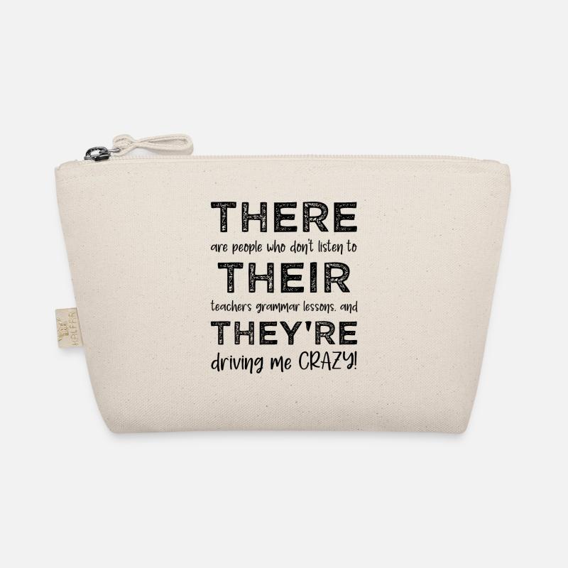 Da sind sie - Grammatik lustig Bio-Täschchen