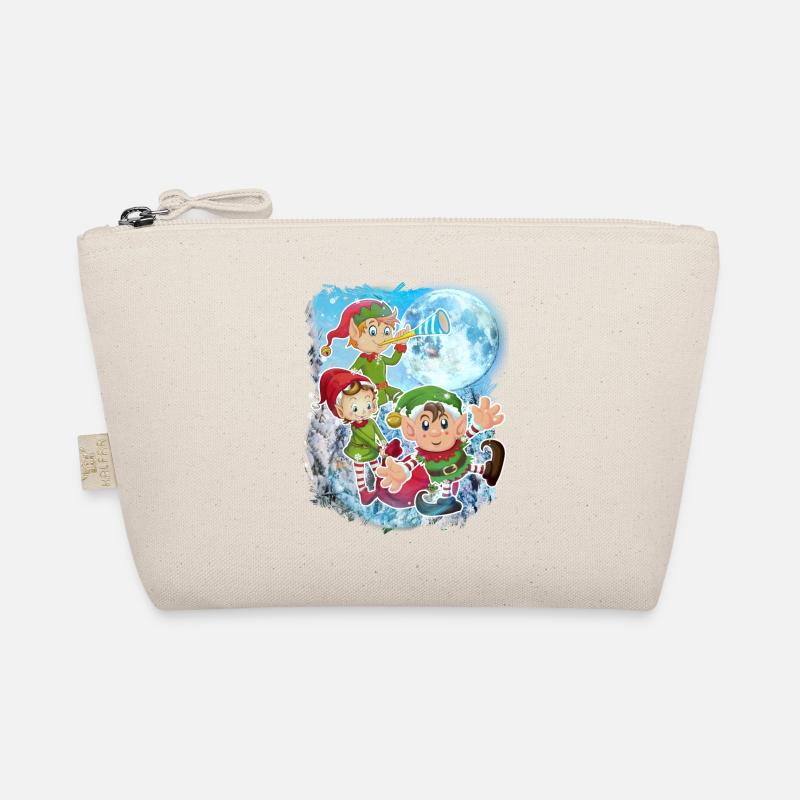 3 Elfes de la Lune Petit Père Noël drôle de saison de Noël Trousse biologique