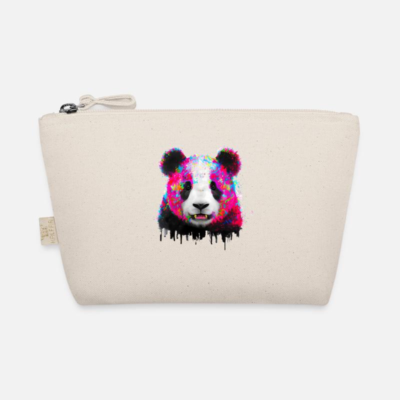 Explosion de couleur Panda Bear Trousse biologique