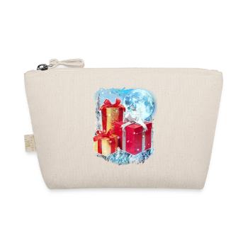 3 cadeaux de lune drôle de Noël Père Noël Jeu de mots - Trousse biologique - nature - Devant