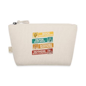 Ciseaux en papier rock crosse crosse Polo Crosse - Trousse biologique - nature - Devant