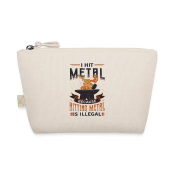 Hit Metal, Blacksmith - Organic Pouch - nature - Front