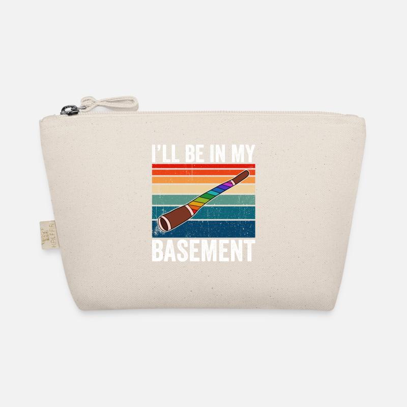 I'll Be In My Basement Didgeridoo Organic Pouch