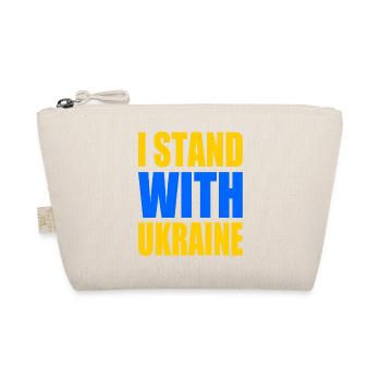 I stand with ukraine - Bio-Täschchen - Natur - Vorne