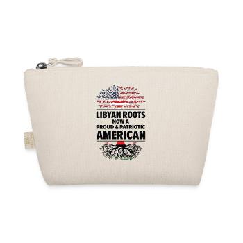 Geboren in Libyen Libyen Amerikaner USA - Bio-Täschchen - Natur - Vorne
