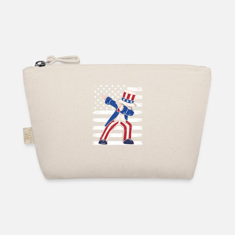 Dabbing July 4th Dab Dance Pose Pride America USA Organic Pouch