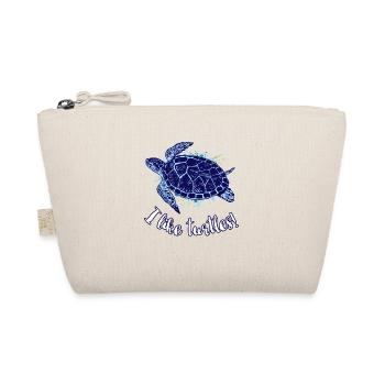 I Like Turtles Schildkröten Wasserschildschröte - Bio-Täschchen - Natur - Vorne