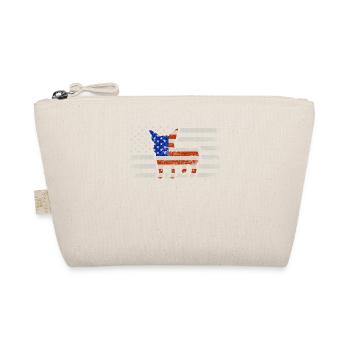Boston Terrier 4 juillet Patriotic American - Trousse biologique - nature - Devant