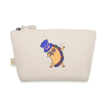 Dab Taco July 4 American Flag USA - Organic Pouch - nature - Front