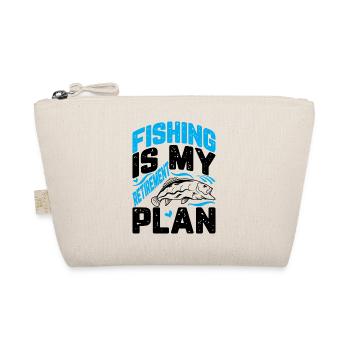 Né pour pêcher Fischer pêcheurs à la ligne - Trousse biologique - nature - Devant