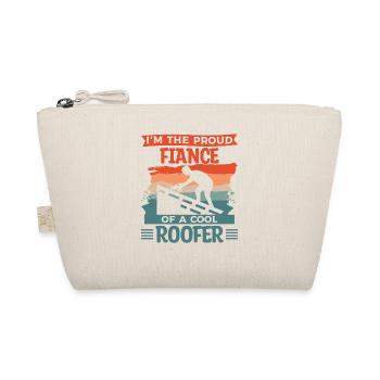This Man Is An Awesome Fiance And A Roofer - Organic Pouch - nature - Front