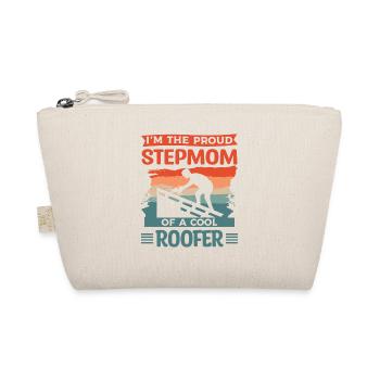 This Man Is An Awesome Stepmom And A Roofer - Organic Pouch - nature - Front