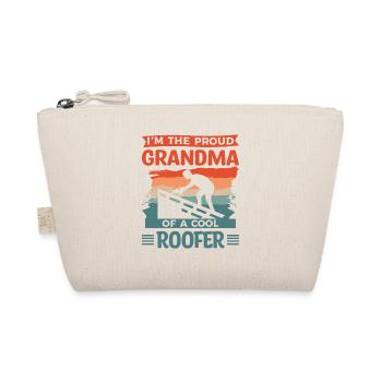 This Man Is An Awesome Grandma And A Roofer - Organic Pouch - nature - Front