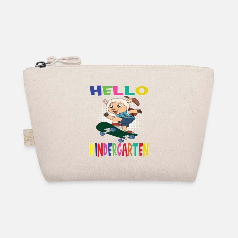 Bonjour Kindergarten Skateboard Sheep Trousse biologique