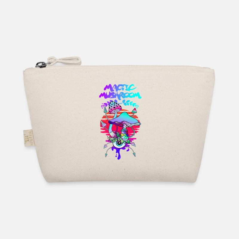 Magic Mushrooms Psychedelic Sunset Organic Pouch