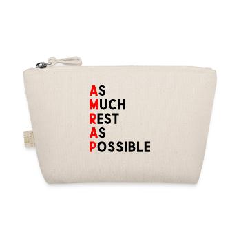 Autant de repos que possible AMRAP drôle - Trousse biologique - nature - Devant