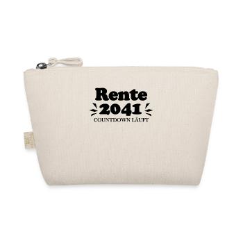 Rente 2041 Ruhestand Rentner Renteneintritt - Bio-Täschchen - Natur - Vorne