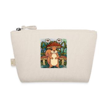 Cottagecore Squirrel - Organic Pouch - nature - Front