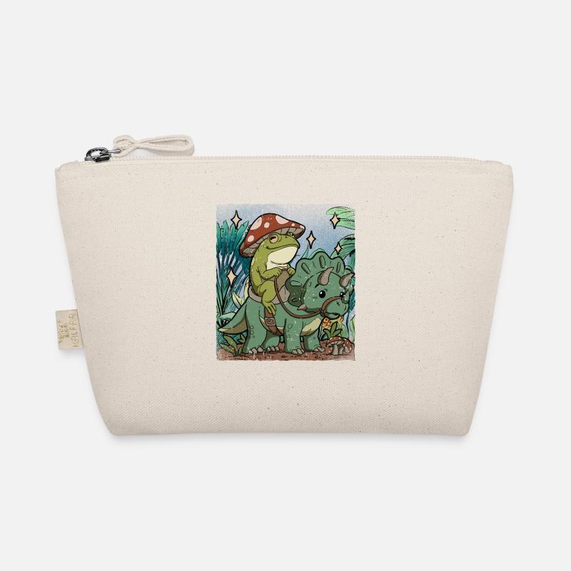 Cottagecore Frosch - Bio-Täschchen - Natur